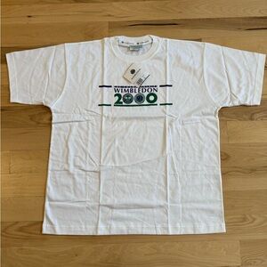 NWT Wimbledon White T-shirt Men’s The Championships 2000 Logo size XL